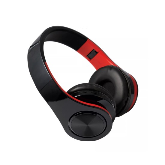 WIRELESS BLUETOOTH HEADPHONE TM-062 TF CARD/FM RADIO RED WIRELESS BLUETOOTH HEADPHONE TM-062 TF CARD/FM RADIO RED